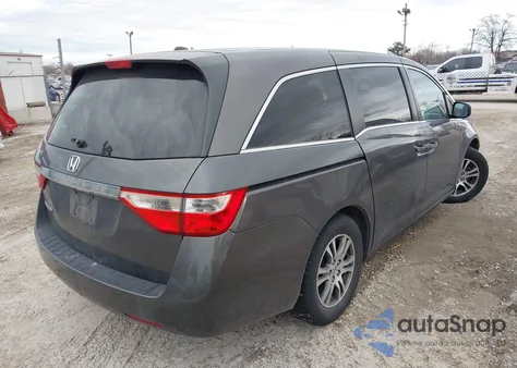 2012 Honda Odyssey Ex-L из США, поврежденный, VIN 5FNRL5H65CB063881